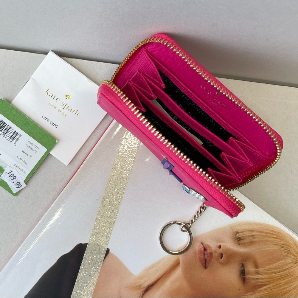 (new+tag) Kate Spade ♠️ (rare) retail store card case /key chain wallet - Picture 5 of 9
